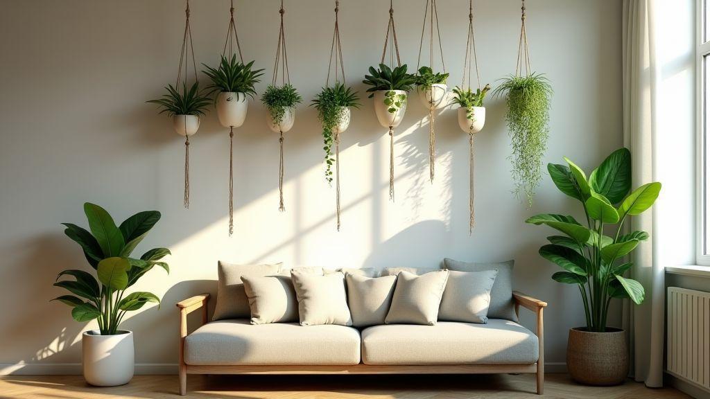 decoracao-com-plantas-suspensas-em-apartamentos-pequenos