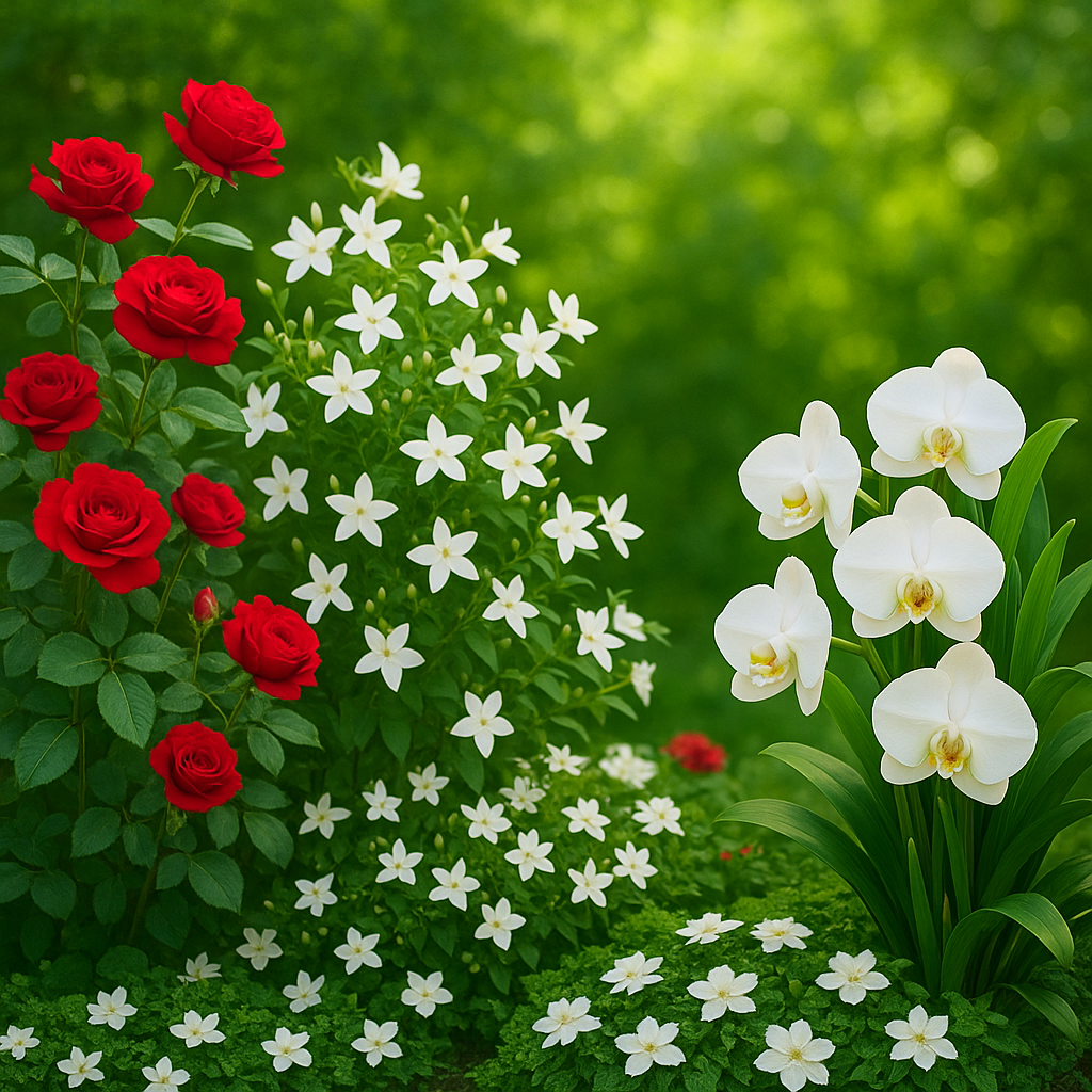 Plantas Coloridas Brancas e Vermelhas para Jardinagem em 2026: Um Compilado Imperdível!