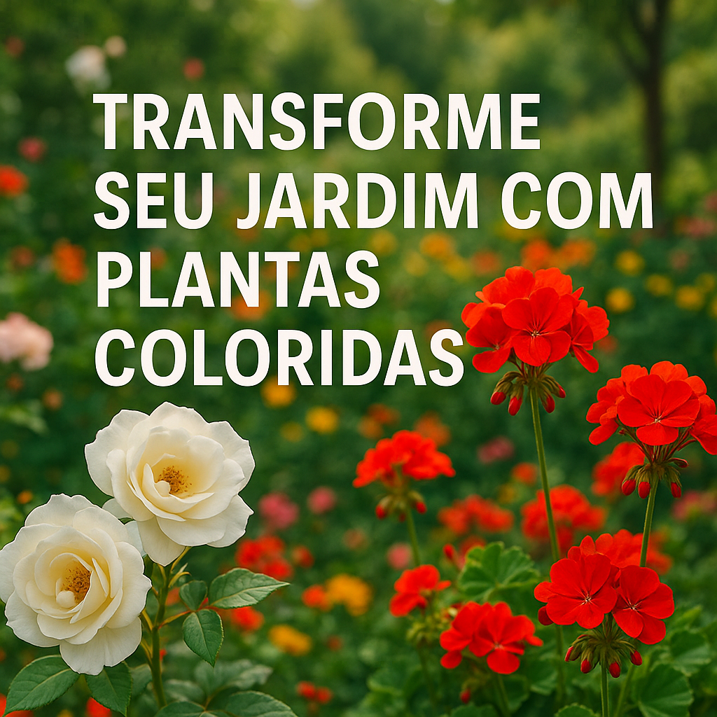 Transforme Seu Jardim com Plantas Coloridas: Branco e Vermelho para 2026